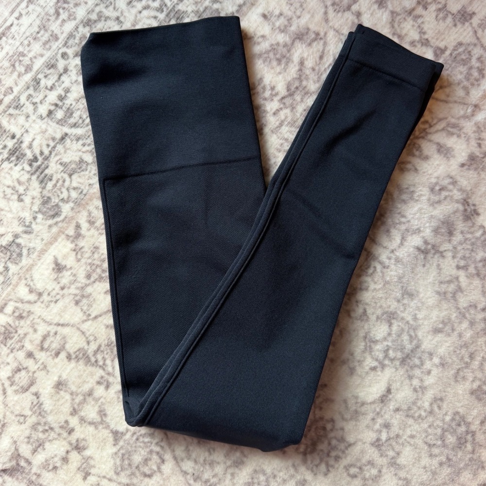 Spanx Look at Me Now Seamless Leggings Black High Waist M/M